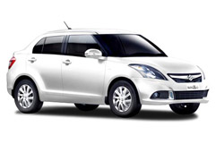 maruti swift dzire car rental - sharma travel agents